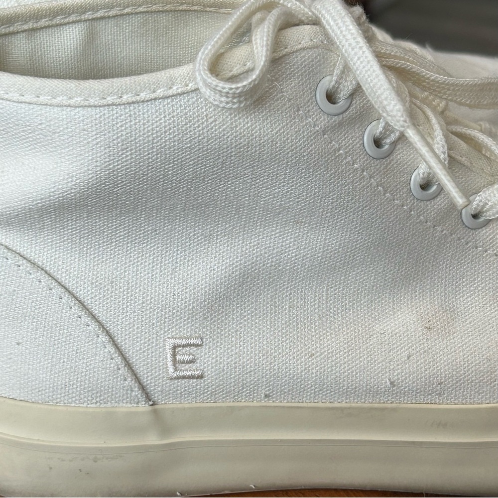 Everlane High Top The Forever Canvas White Sneakers Women’s Sz 7.5 Mens Sz 5.5